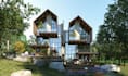 create photorealistic luxury residential exterior renderings
