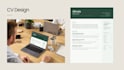 design a modern professional CV or resume in canva