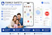 develop a secure family safety and tracking mobile app