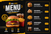 design modern restaurant food menu and cafe menu