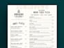 design modern menu restaurant menu digital menu