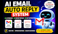 build ai email auto reply system using n8n, gmail and groq