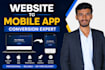 convert your website to android app and ios app