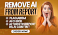 remove ai from report