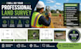 do professional land survey drawing