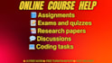 do sophia learning, online course help, studycom, straighterline, assigned tasks