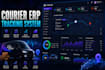 build courier logistics shipment tracking and delivery management software