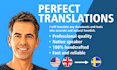 translate any document or text from english to swedish