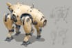 design sci fi mecha and robot concept art