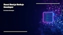 build modern react next js and node js web applications