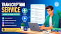 do high quality audio transcription and video to text
