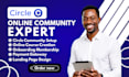 setup circle so community circle so online course community circle so expert