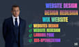 build wix website design, wix website redesign, wix