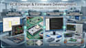 provide schematic design prototype pcb and firmware development