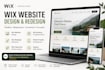 build wix website redesign wix website development wix booking