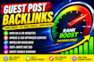 build backlinks from high da technology and saas websites