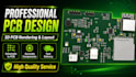 do custom pcb design, schematics, and 3d hardware development