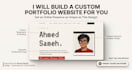 build a modern responsive portfolio website in react