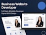 do full stack website development, custom website design for your business