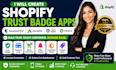 setup trust badge apps essentialwolf, avada, trust  hero, and trustz