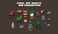 create pixel art assets, characters and animations