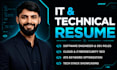 write an ats software engineer, IT and technical resume