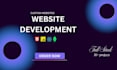 build a custom website as a frontend and a backend developer