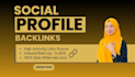 do social media profile backlinks for SEO link building