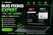 fix HTML CSS and javascript bugs