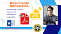 convert all doc to pdf professionally
