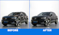 remove reflection from car image and automotive photo editing