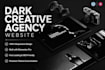 design a dark wordpress agency website