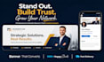design premium and professional linkedin banner and cover