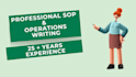 write sops, operations manuals, and business process documents for your company