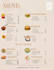 design a beautiful restaurant menu