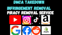 remove infringing defaming content from google,reddit,youtube,reddit,under dmca