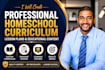 develop homeschool curriculum, lesson plans and educational course content