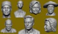 sculpt a custom 3d head model for 3d printing and busts