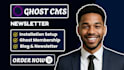 customize ghost cms website, ghost newsletter template, ghost blog, ghost theme