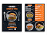 design amazing editable food restaurant menu