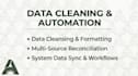perform data quality analysis, cleaning and automation