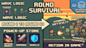 develop a 2d round based shooter in godot