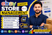 do expert ebay account management and product listing