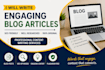 write blog posts and articles