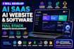 develop ai saas, ai website and software, full stack website development