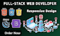 do front end web development in react js and javascript
