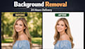 professionally remove photo background