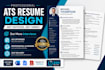write an ats resume, professional CV and cover letter