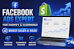 create high converting fb, instagram ads campaign for shopify dropshipping store