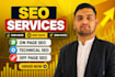 on page SEO, technical error fixing, and yoast optimization